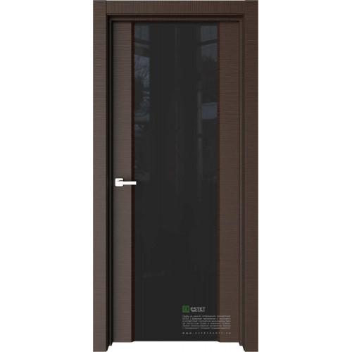 Elegance E2 Темный шоколад черное стекло