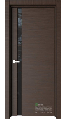 Elegance E8 Темный шоколад черное стекло