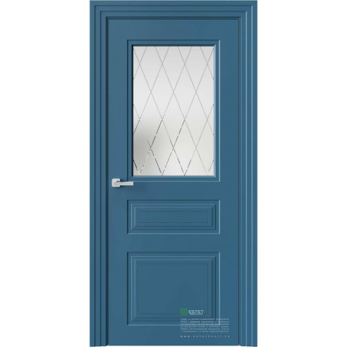 Novella N12 Деко RAL5009 стекло