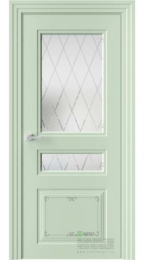 Novella N13 Ажур RAL6019 стекло