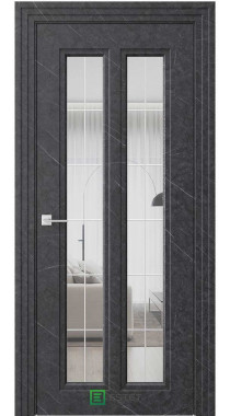 NOVELLA N21 НЛ мрамор сумеречный Стекло 1 сияние