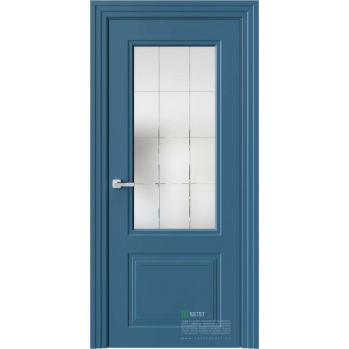 Novella N4 Деко RAL5009 стекло