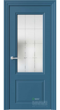 Novella N4 RAL5009 стекло