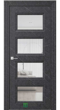 NOVELLA N8 НЛ мрамор сумеречный Стекло сияние