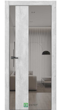 URBAN U33 Бетон индастриал циркон Зеркало-графит